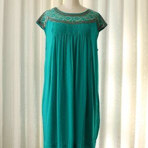 Monsoon Turquoise Shift Dress